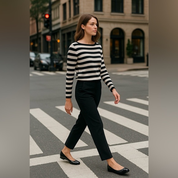 Nine West Black Patent Flats Vegan Women’s Shoes Size 7 New With Box - Picture 2 of 10